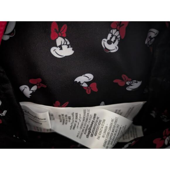 Disney Parks Exclusive Loungefly Minnie Mouse Bow Backpack Wristlet NWT Red - Picture 6 of 7
